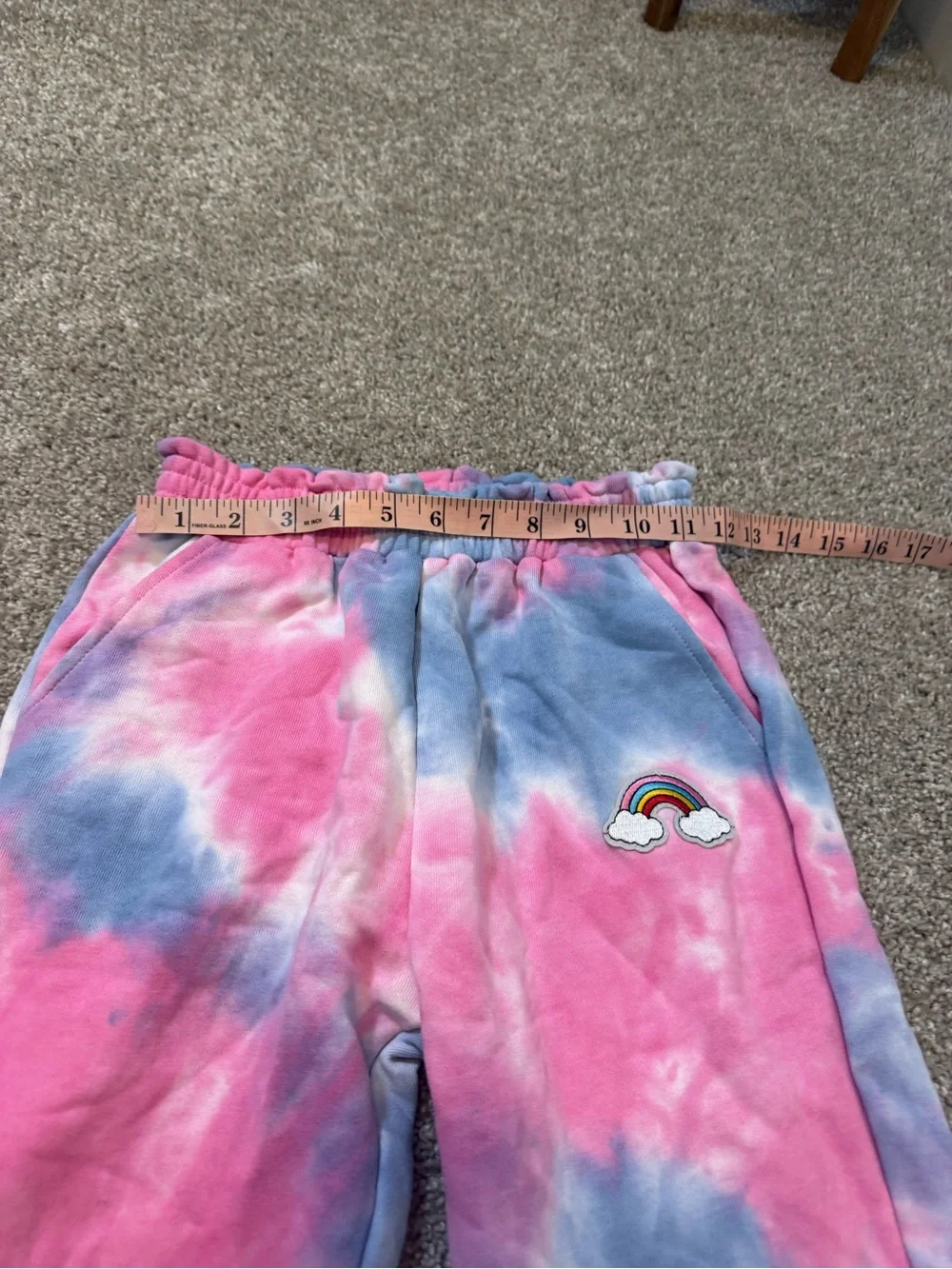 NWT LOLA+ THE BOYS TIE DYE RUFFLE PATCH JOGGER SET‎ 14